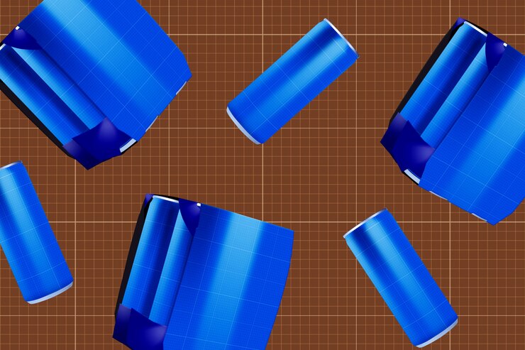 PSD drink can 6 pack mockup v.2