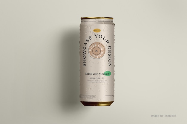 Drink can mockup