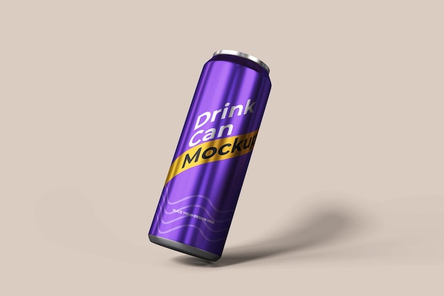 飲み物のモックアップ