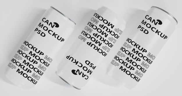 PSD drink can mockup