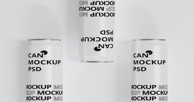 PSD drink can mockup