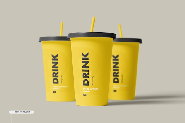 PSD drink cup mockup