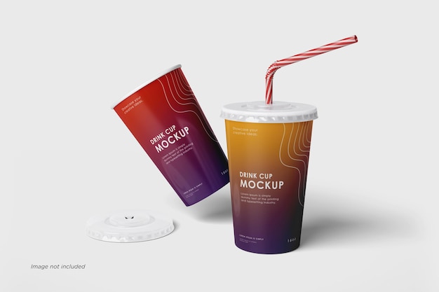 PSD drink cup mockup