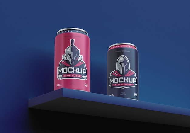 PSD drink packaging mockup design