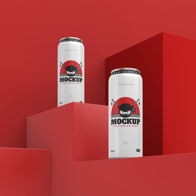 PSD drink packaging mockup