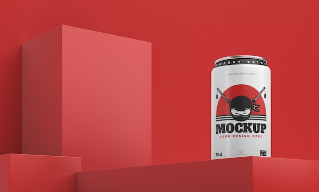 PSD drink packaging mockup