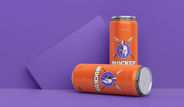 PSD drink packaging mockup