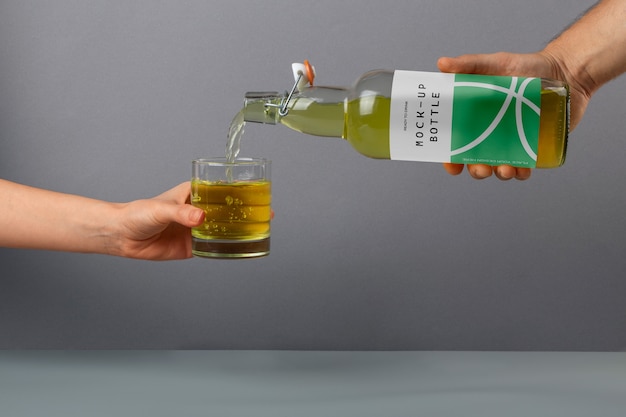 drink packaging mockup