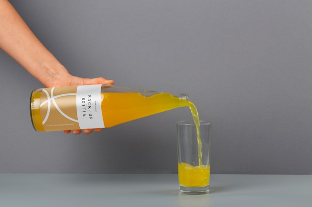drink packaging mockup