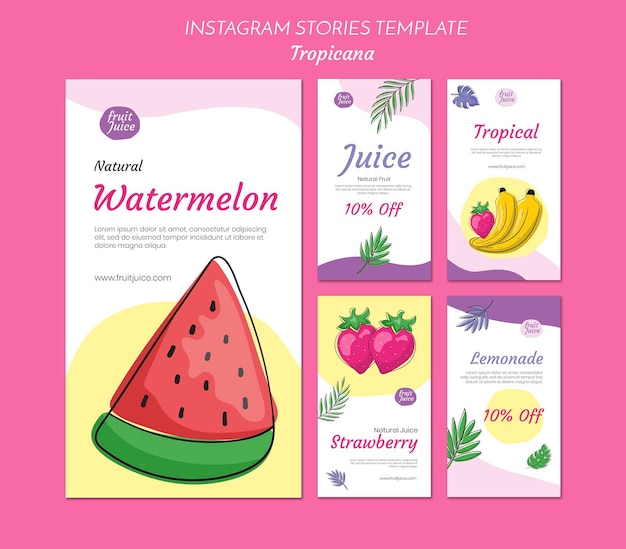 PSD beve storie di instagram