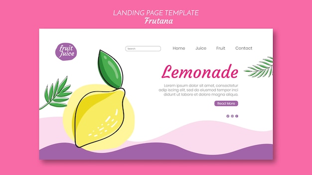 Drinks landing page