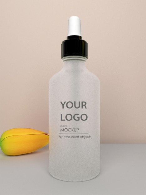 Drip bottle mockup