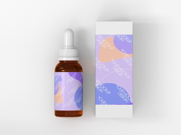 Drip can mockup design