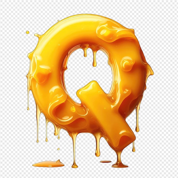 Dripping Honeyed Typography png