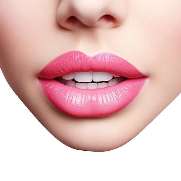 PSD dripping lips vector