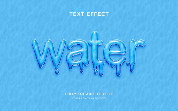 Dripping text effect