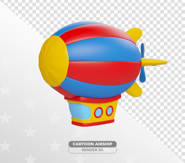 PSD drivable cartoon children's toy with transparent background