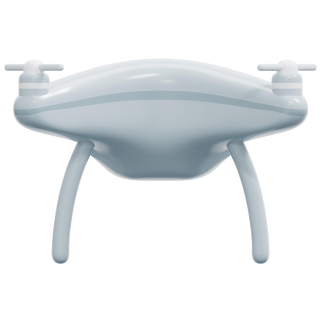 Drone 3d render icon illustration