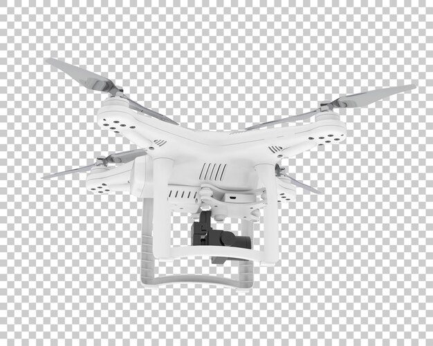 PSD drone isolato su sfondo trasparente illustrazione di rendering 3d