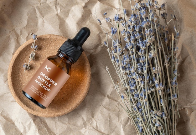 dropper bottle mockup design