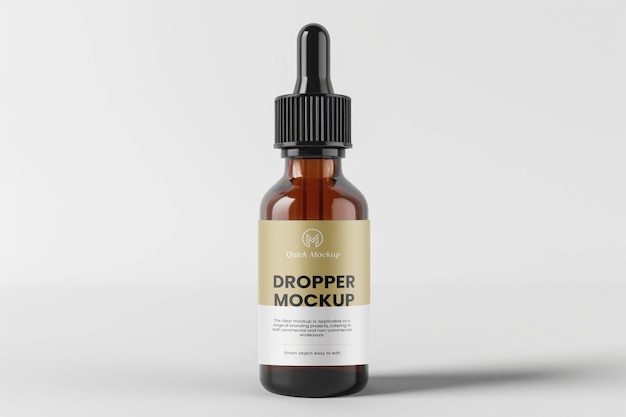 PSD dropper bottle mockup