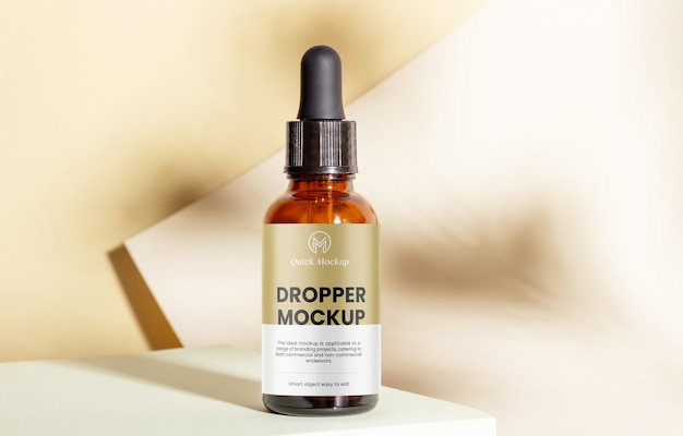 dropper bottle mockup