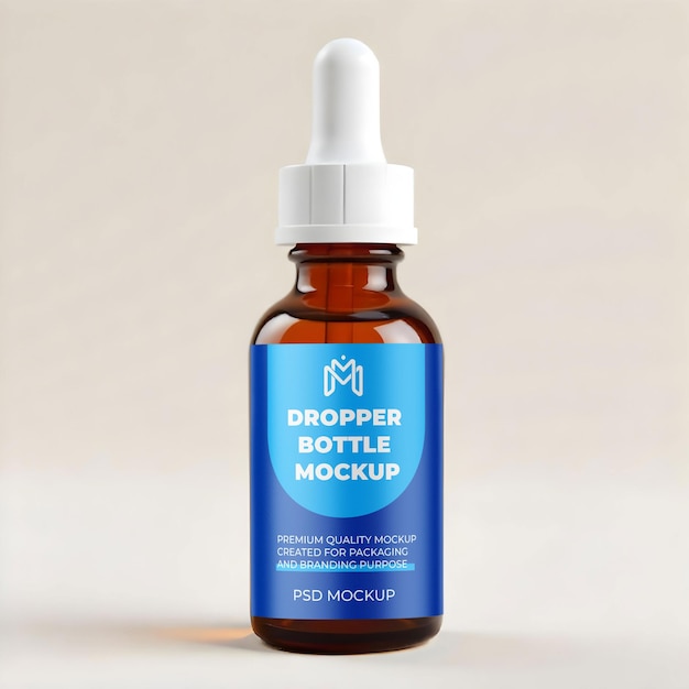 dropper bottle mockup