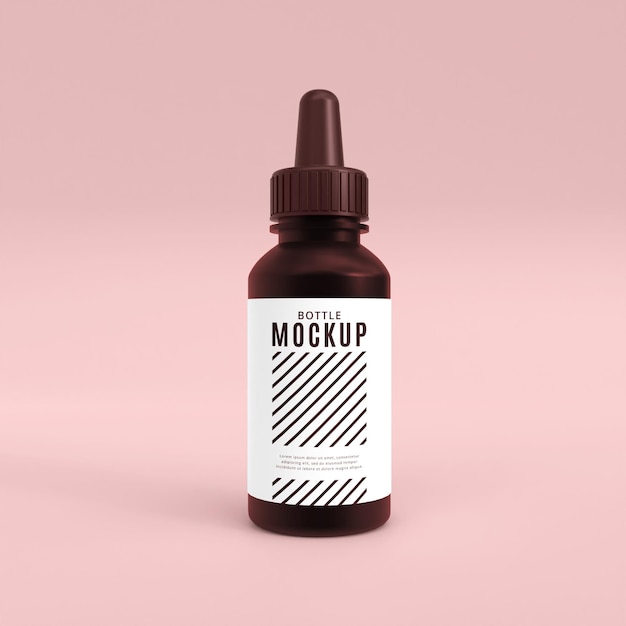 PSD dropper bottle mockup