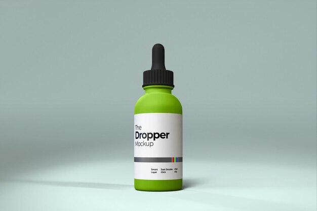 PSD dropper bottle mockup