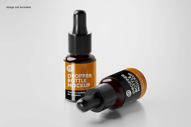 dropper bottle mockup