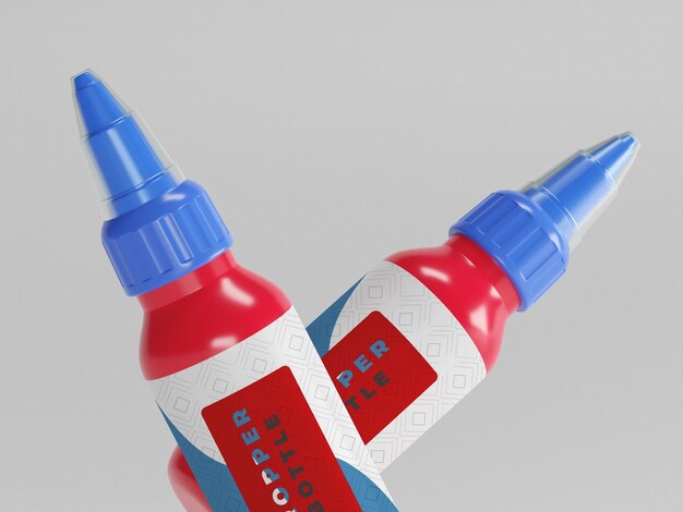 PSD dropper bottle mockup