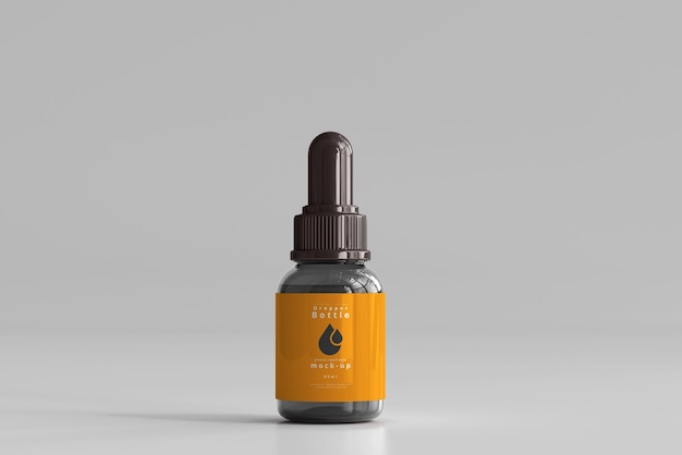 PSD dropper bottle mockup