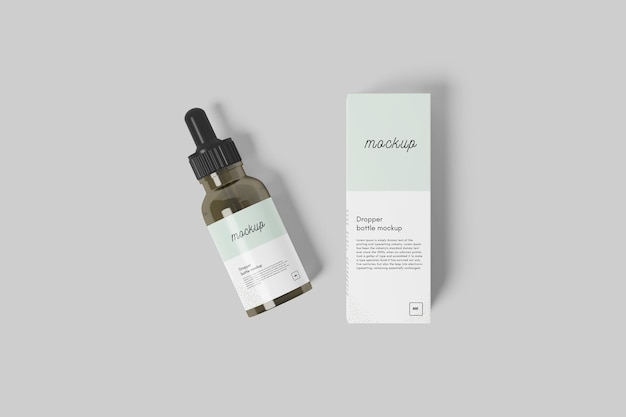 Dropper Bottle Mockup