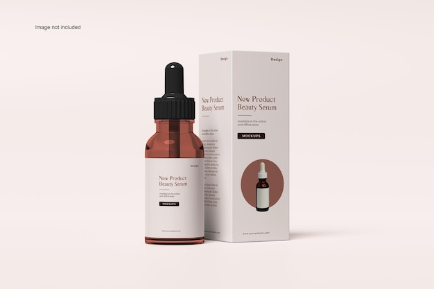 PSD dropper bottle mockup