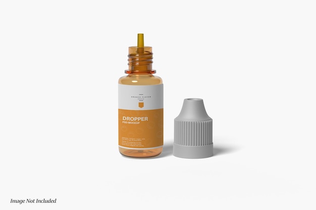 PSD dropper bottle mockup