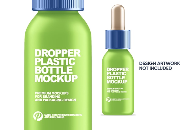 Dropper bottle mockup