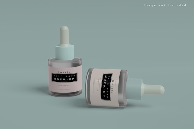 PSD dropper bottle mockup