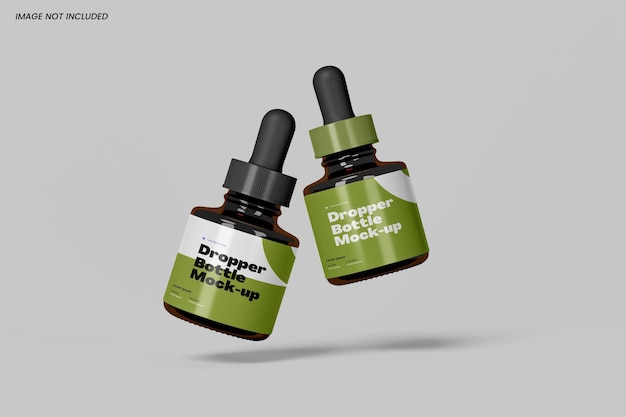 PSD dropper bottle mockup