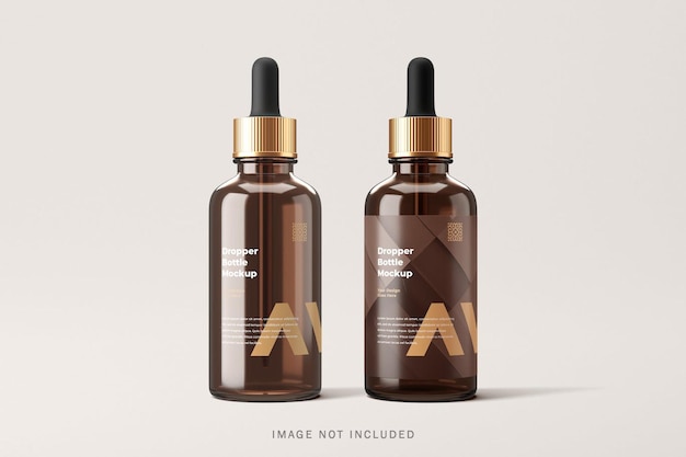 PSD dropper bottle mockup