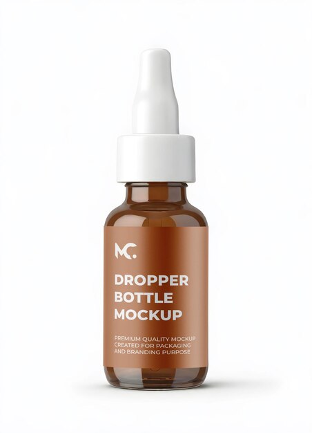 PSD dropper bottle mockup