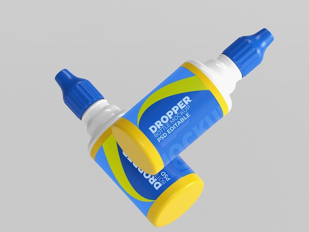 Dropper Bottle Mockup