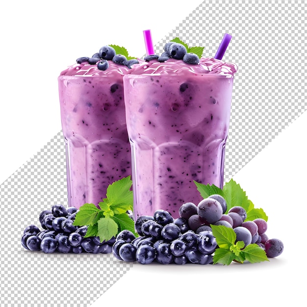 Druivensmoothie met verse druiven png