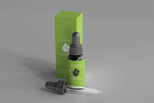 Druppelfles Mockup Box