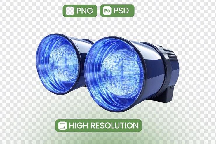 PSD dual blue lights emit glowing abstract patterns high resolution png and psd files available for download perfect for digital art projects and creative designs