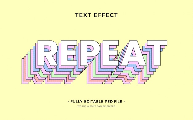 Dubbel teksteffect