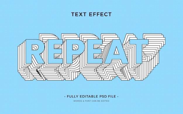 Dubbel teksteffect