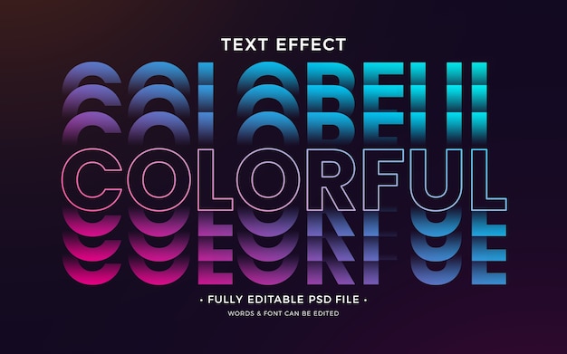 Dubbel teksteffect
