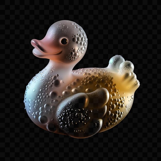 PSD a duck shaped object with a duck on it