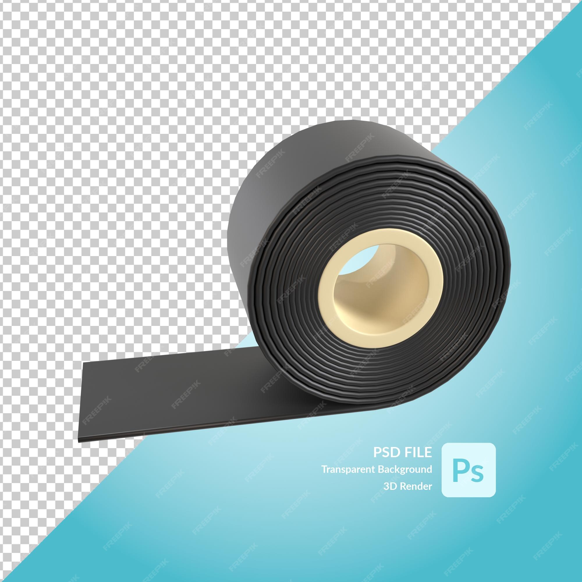 Premium PSD  Patterned duct tape mockup psd, editable design