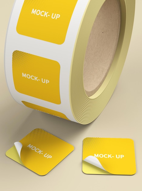 PSD duct tape product mockup